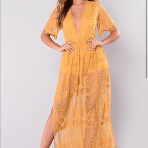 ⭐️Host Pick⭐️ Set our love on fire yellow dress!